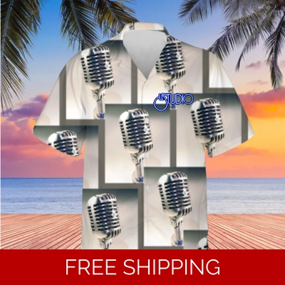 Hawaiian Shirt Unisex Le Studio Elvis Mic